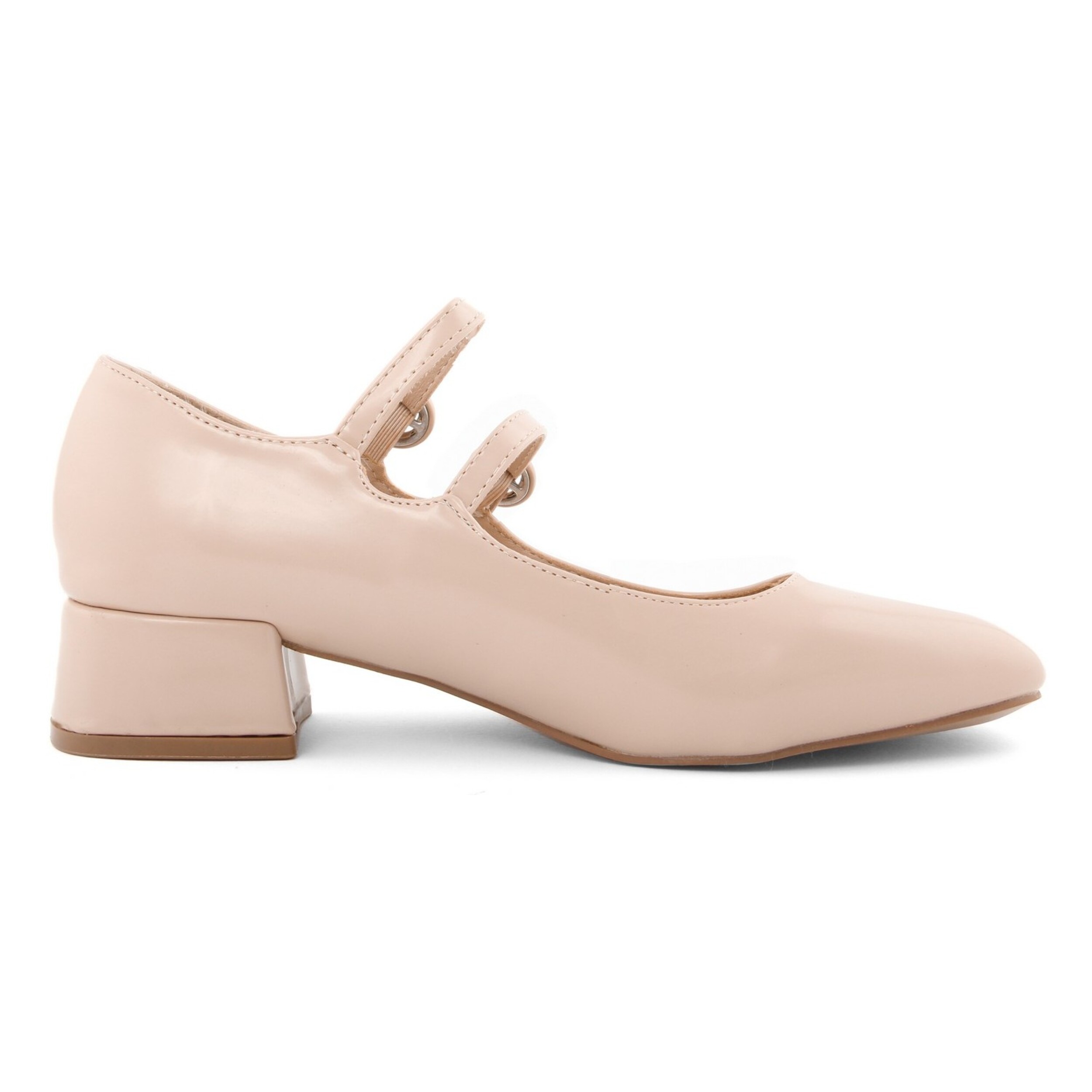 Décolleté Donna colore Beige-Altezza tacco:4cm