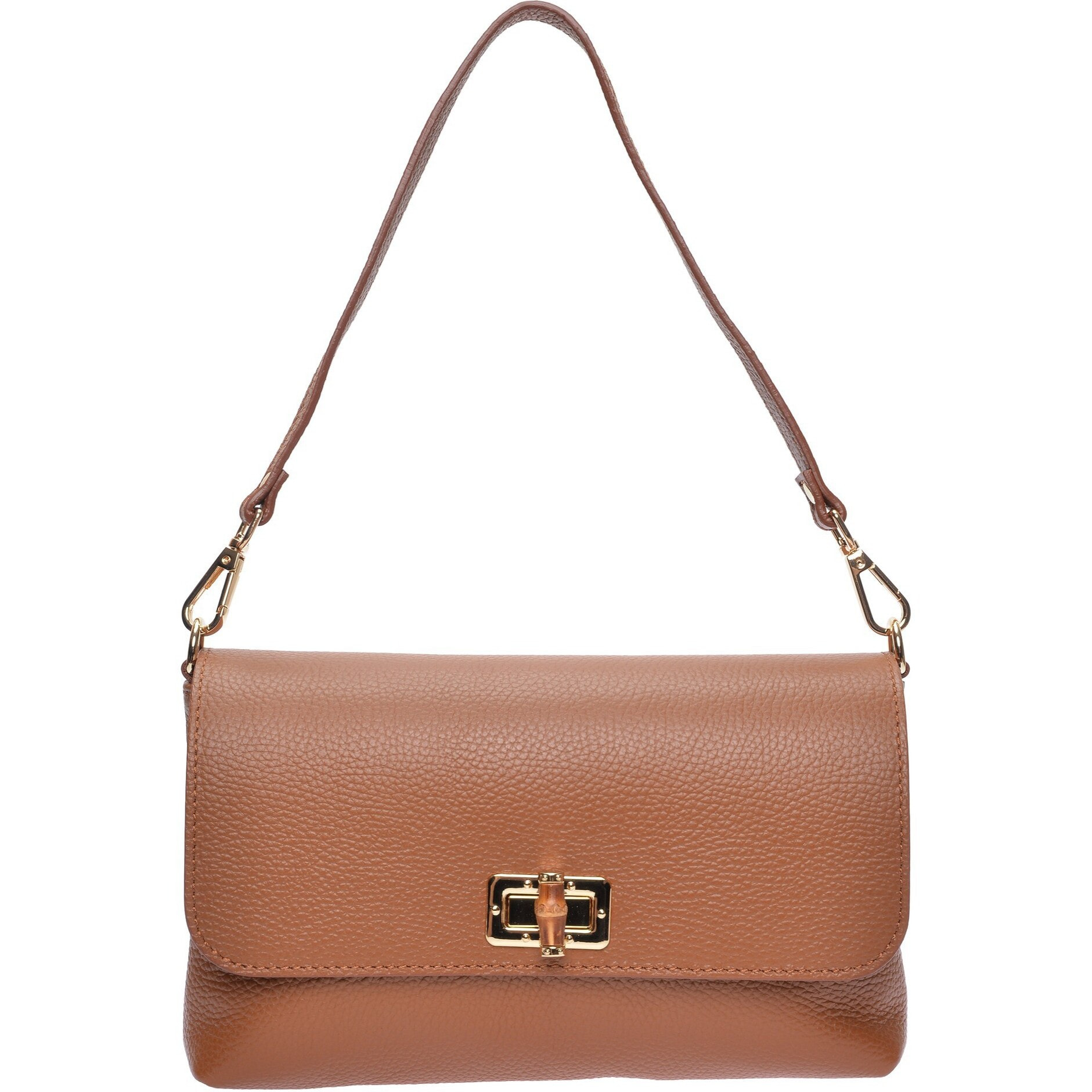 Borsa a tracolla Anna Luchini Cammello