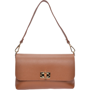 Borsa a tracolla Anna Luchini Cammello