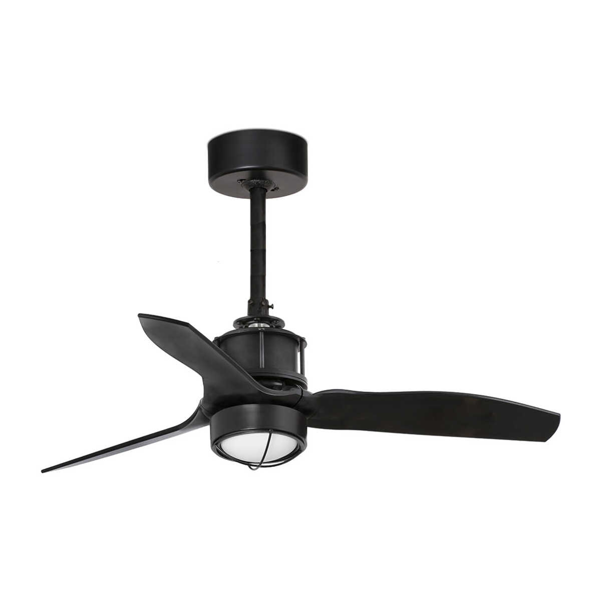 JUST FAN S LED Ventilatore a soffitto nero opaco81cm
