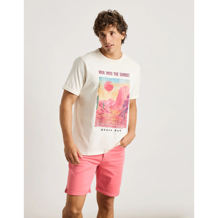 Camiseta Manga Corta Off White - Colorado