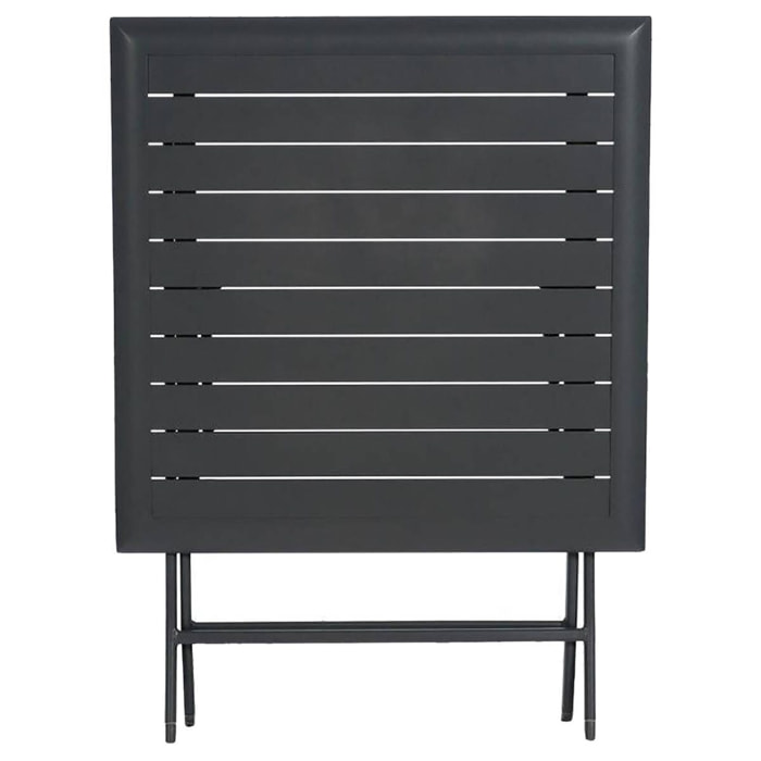 Mesa "azua" plegable aluminio grafito