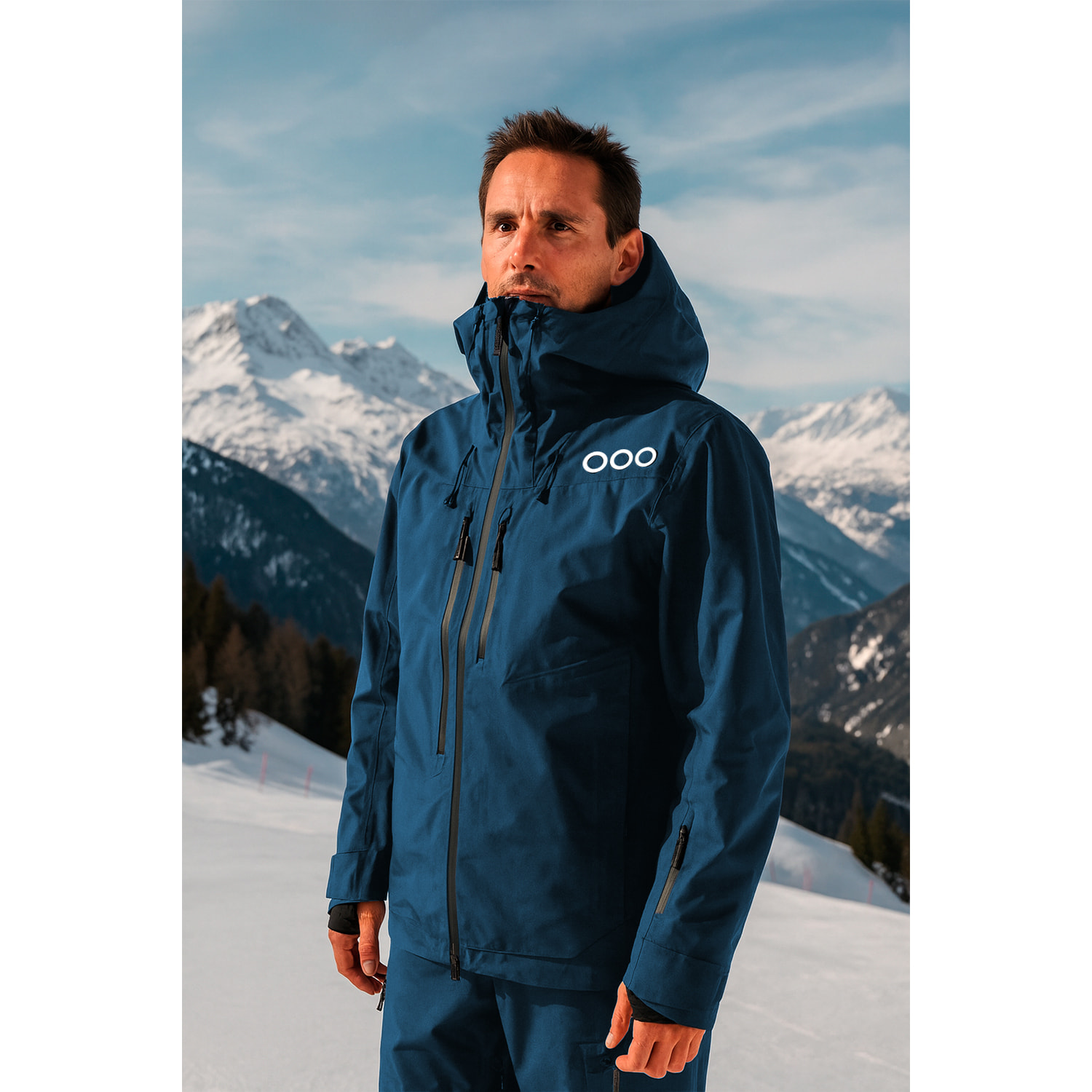 Abrigo para hombre ECOON ECOExplorer Jacket - Verde Oscuro