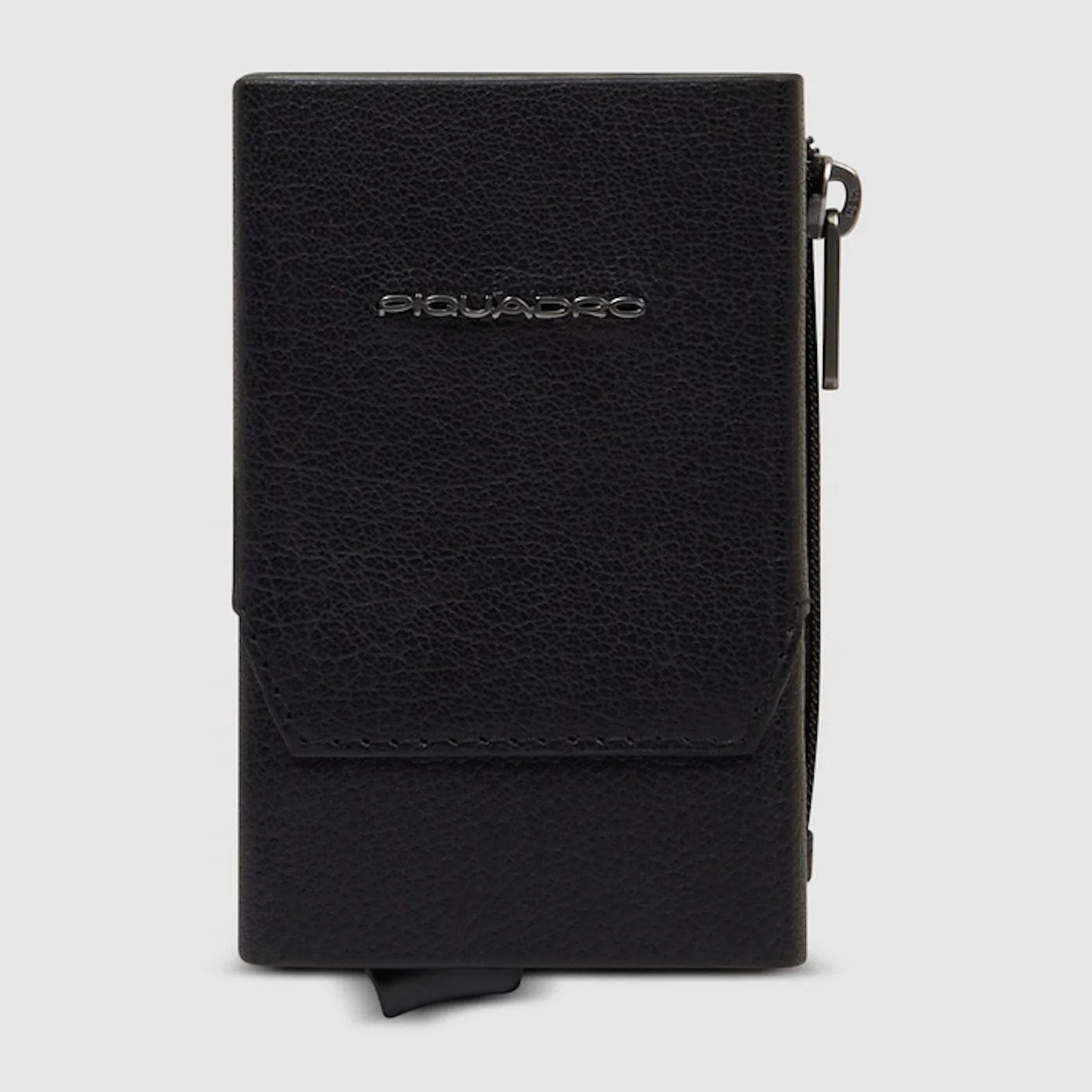 Piquadro Portafoglio compatto con portacarte automatico, porta monete e protezione RFID