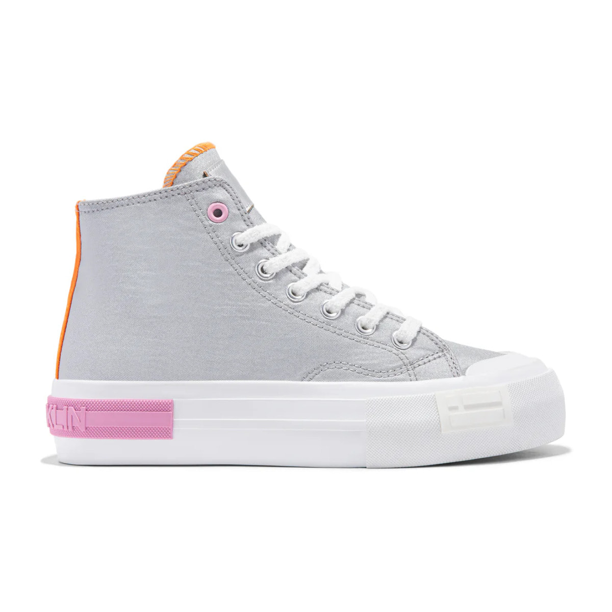 Zapatillas Altas Mujer One Way High Summer Club Plata D.Franklin