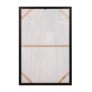 Cuadro Abstracto Siluetas Marco Negro 80x4x120 Cm