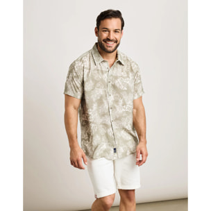 Camisa Manga Corta Caqui - Westworld