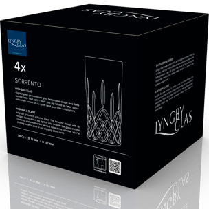 Set de 4 verres highball Sorrento 38 cl