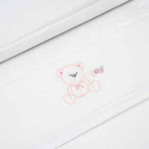 Juego sábanas Coralina para minicuna mod. Oso Lazo Bicicleta