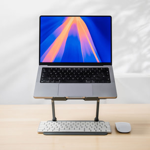 Supporto Pieghevole e Regolabile per PC Portatile Lastan InnovaGoods