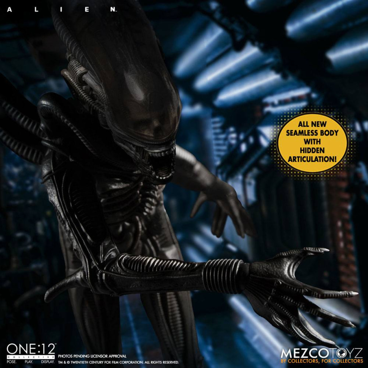 Alien Action Figura 1/12 Alien 18 Cm Mezco Toys