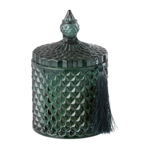 J-Line bougie parfumée Couvercle Cedar Breeze - cire - vert - 20H