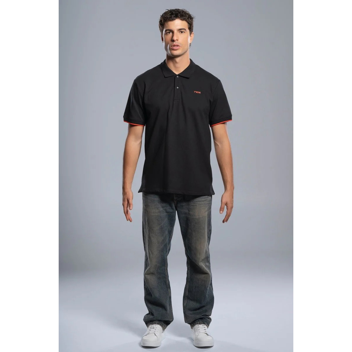 Polo CORP negro para hombre