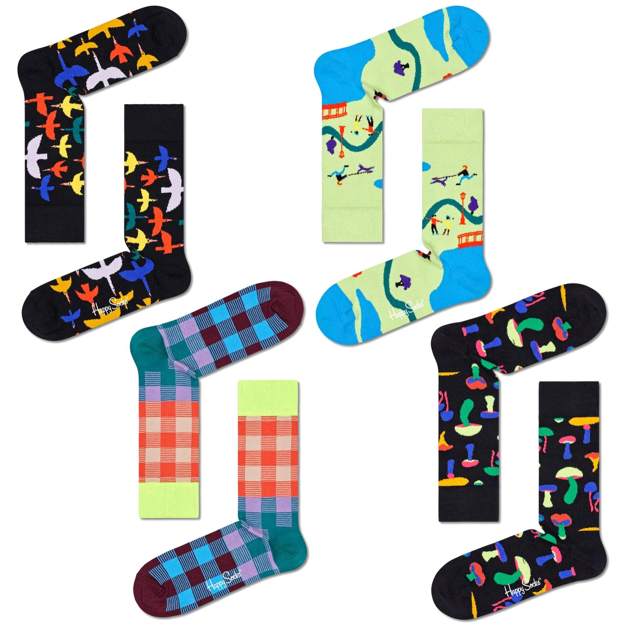 Calcetines 4-pack into the park s gift set