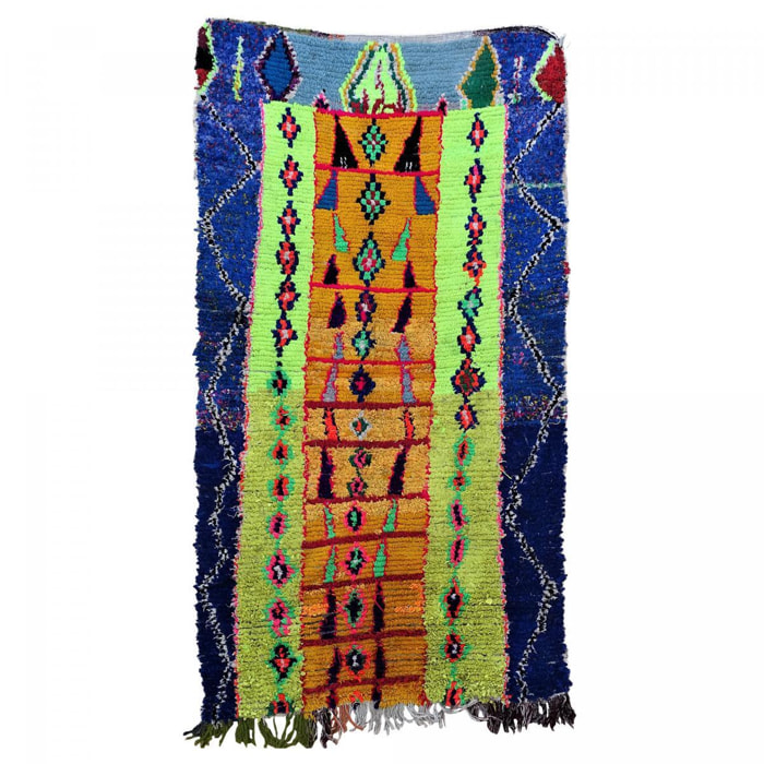 Authentique tapis berbère fait à la main en coton TENA