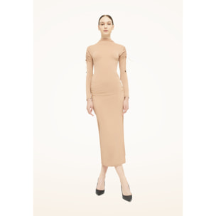 Gonna Crepe Jersey Skirt