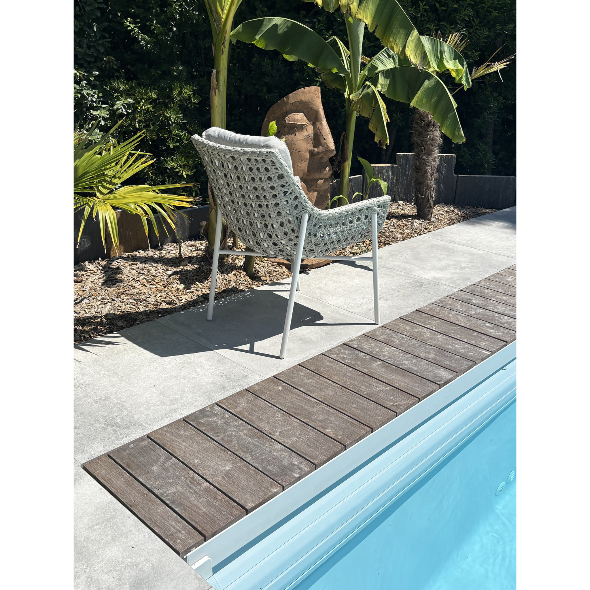 ELBA - Fauteuil de jardin - Blanc