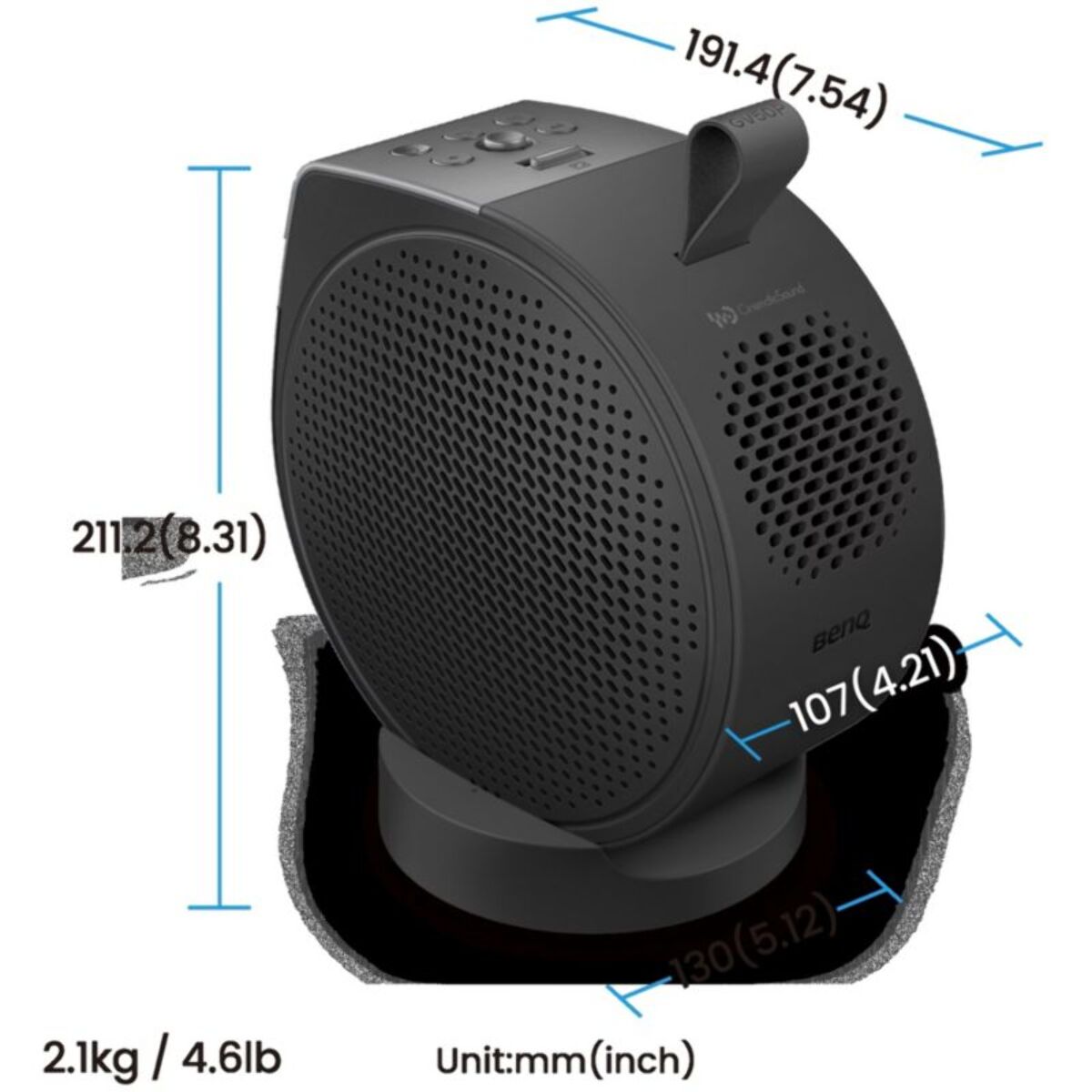 Vidéoprojecteur portable BENQ GV50P LAZER