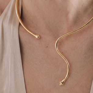 Collar Serphentia acabado oro amarillo 18k