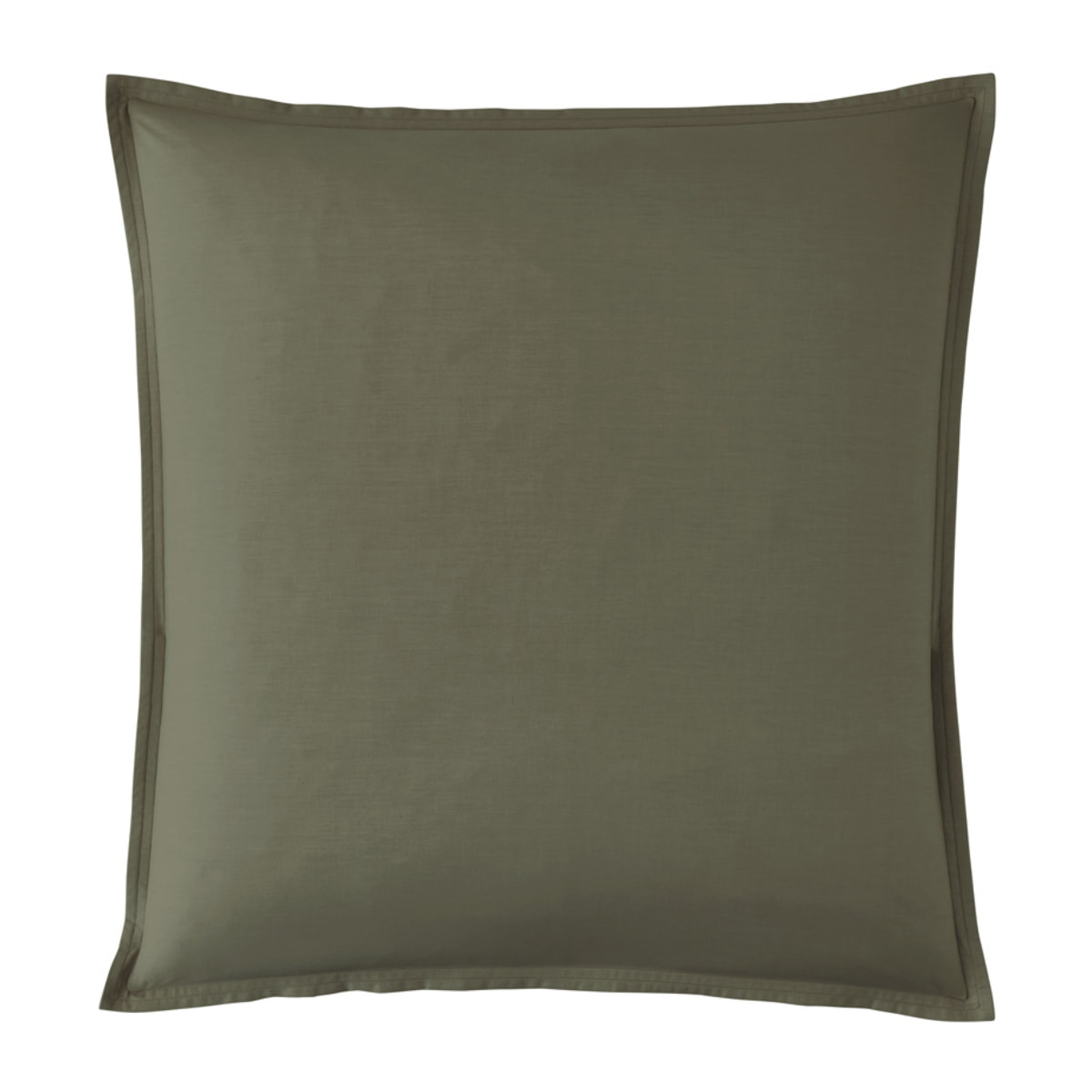 Taie d'oreiller unie en percale de coton, PREMIÈRE, Jungle