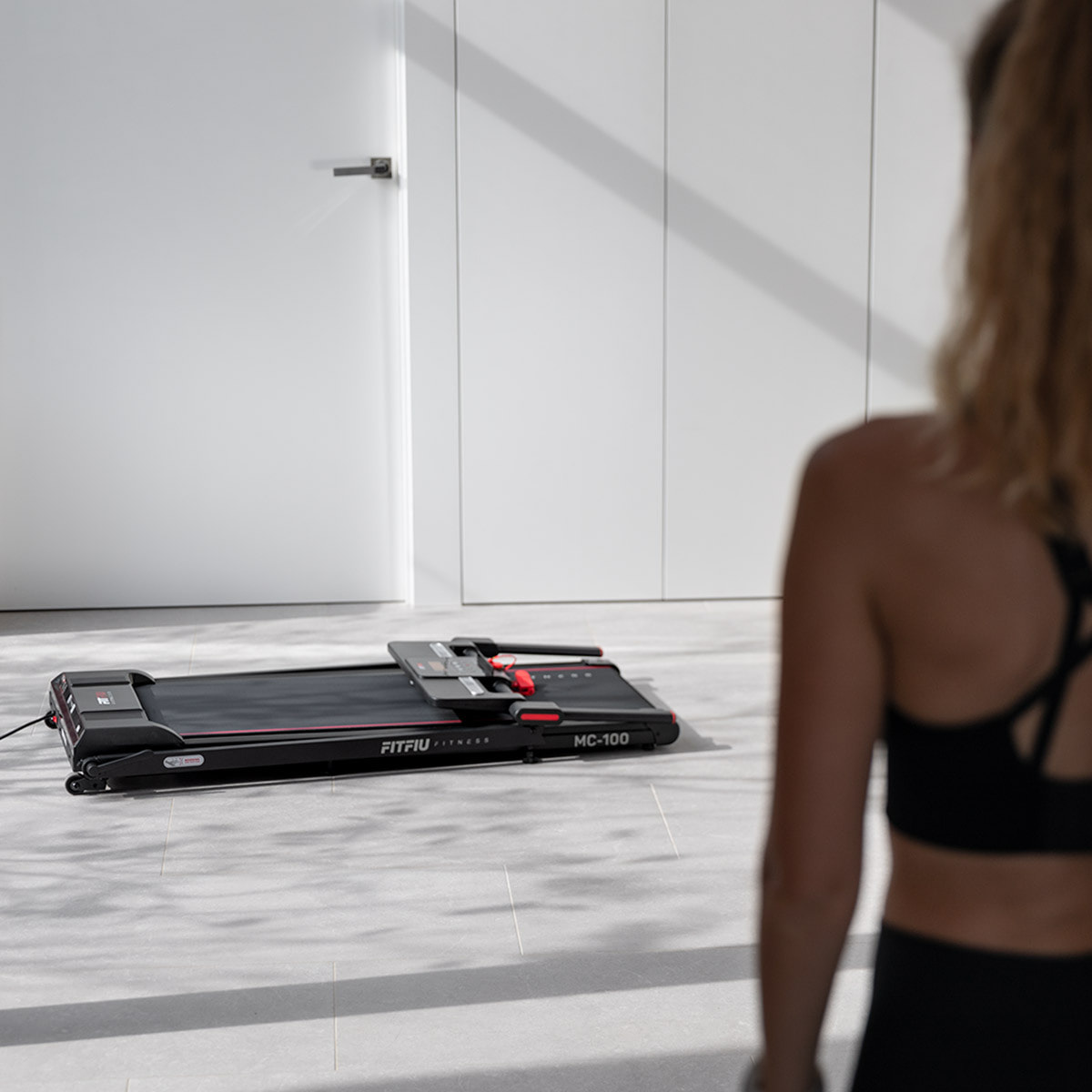 Cinta de correr plegable FITFIU 1500W 12km/h pantalla LCD y conectividad app