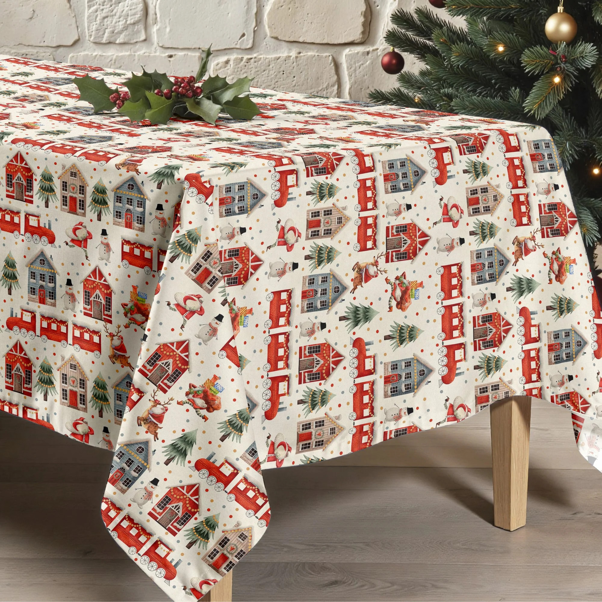 Nappe en résine Anti-tâches Merry Christmas 66