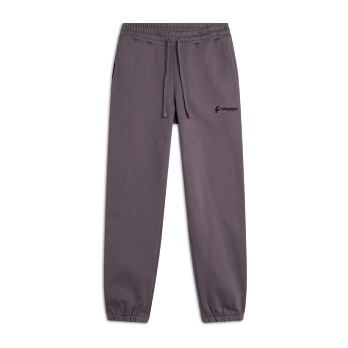 Pantalone jogger donna in felpa con piccolo logo FREDDY