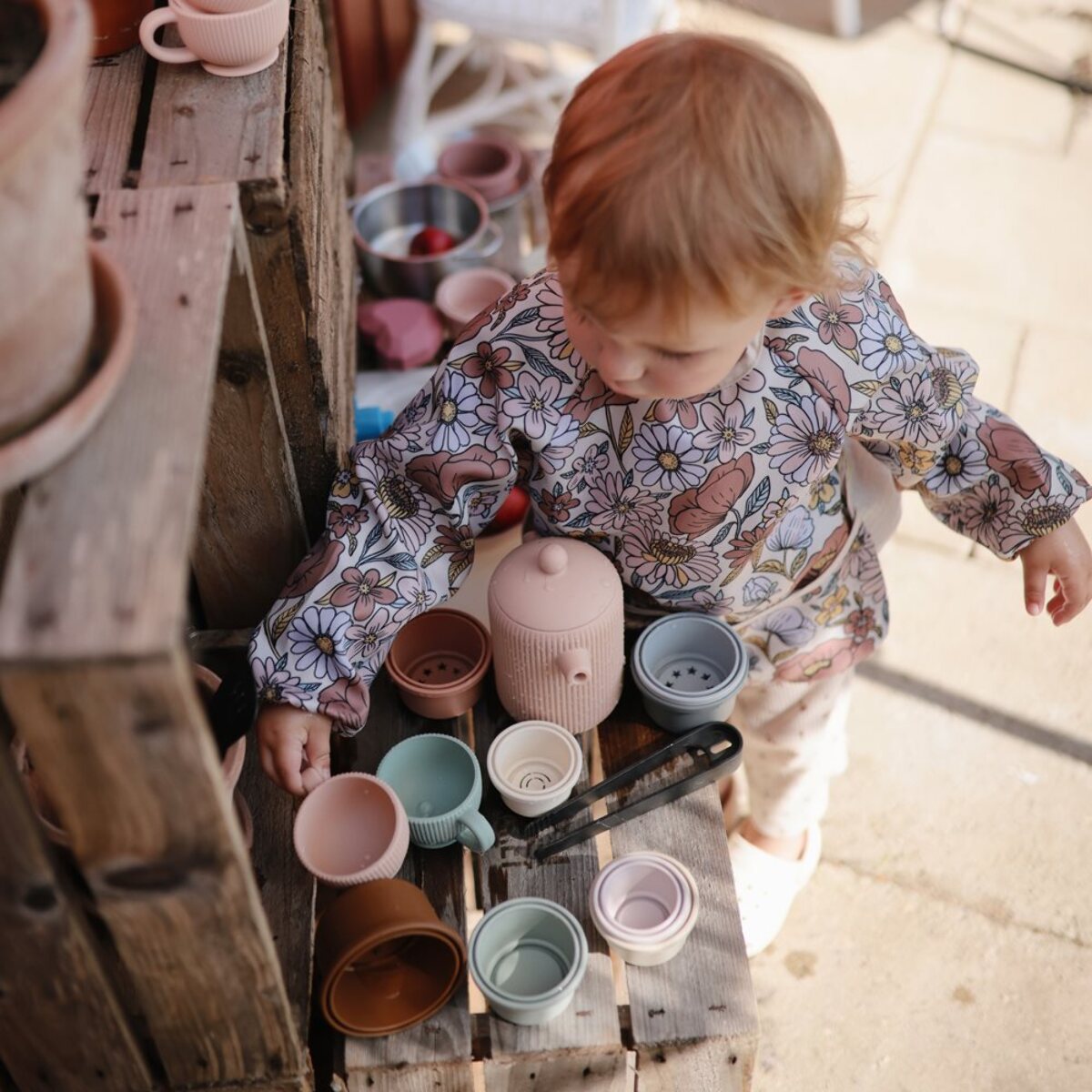 Mushie Babero Con Mangas Solid