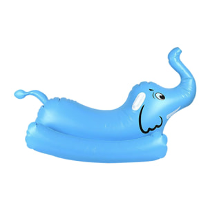 Sedia galleggiante gonfiabile per bambini, design elefante, spara acqua.