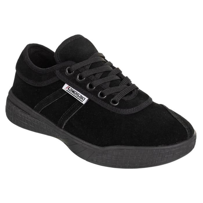 KAWASAKI Leap Suede Shoe K204414 1001S Black Solid