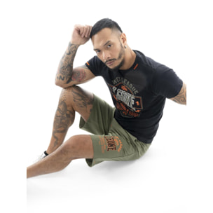 Pantalón corto de algodón para hombre Leone Military 1947