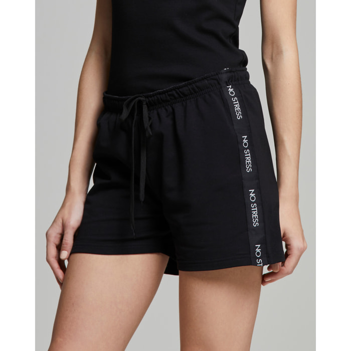 Short donna no stress cotone