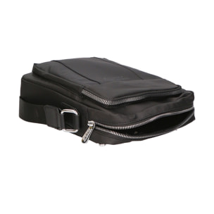 Borsa a tracolla uomo - Modello False - 100% pelle PU - 20.0 x 23.0 x 4.0 cm