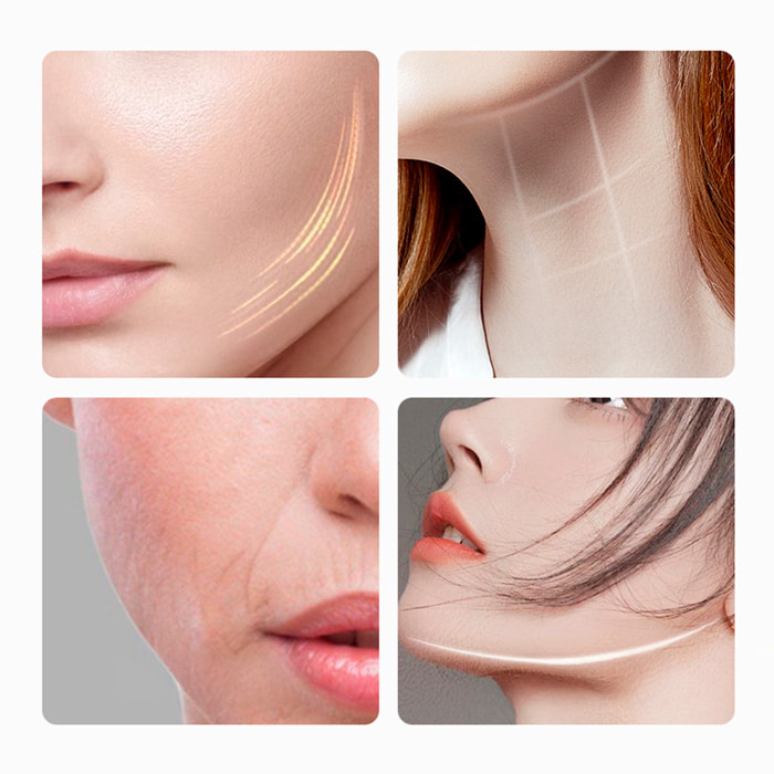 Strumento di bellezza con trattamento di Luce IPL + vibrazione + EMS.