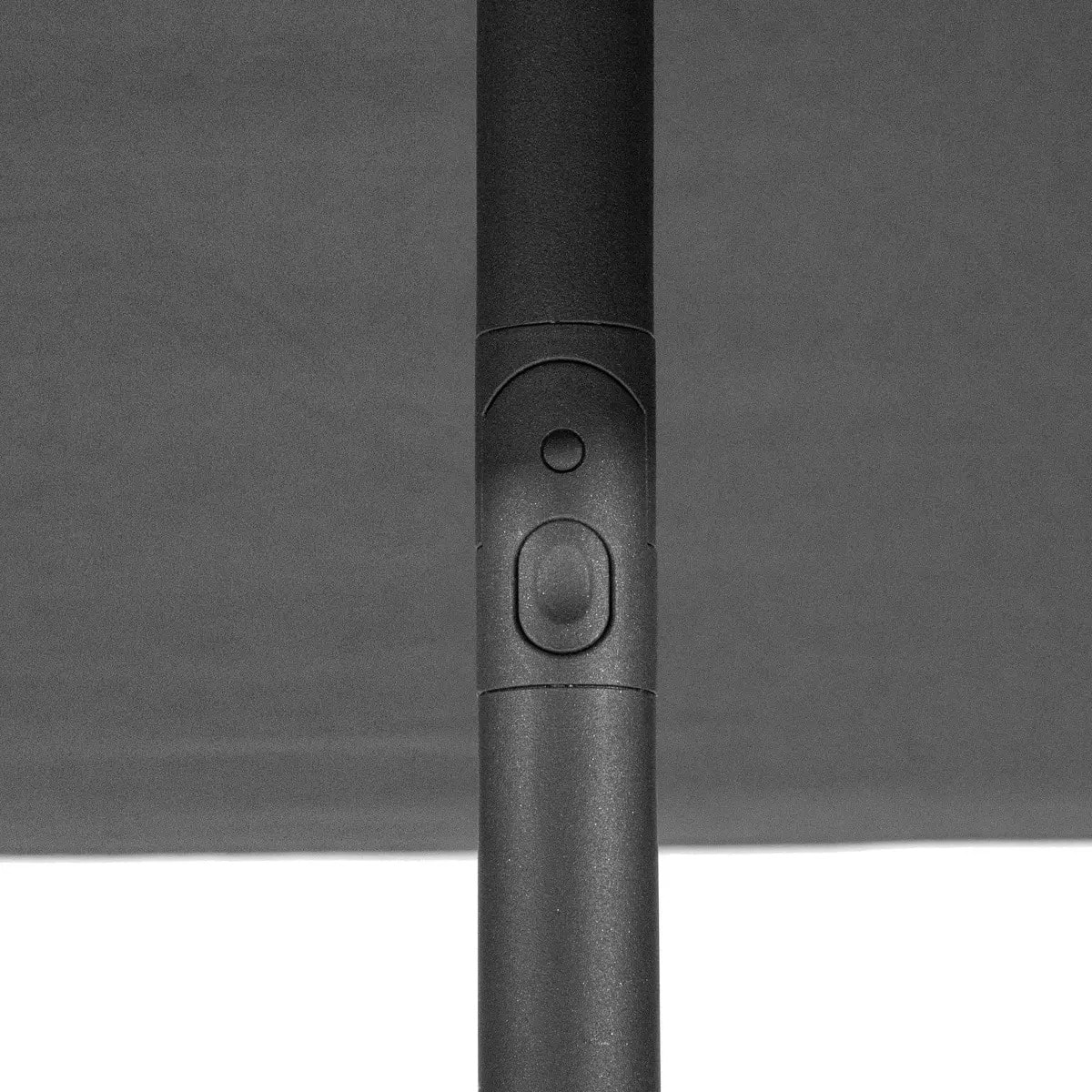 Parasol droit carré "Soya" ardoise D2,5x2,5m en acier