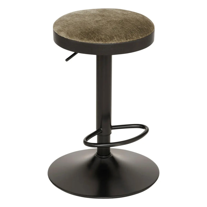 Lot de 2 tabourets de bar Ilsa vert Kaki