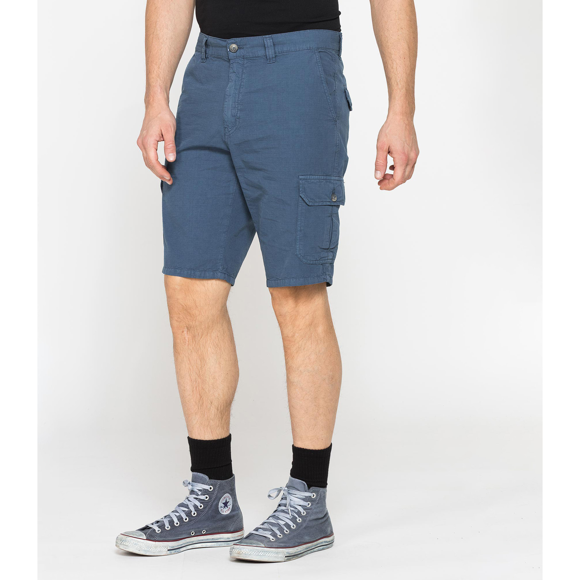 BERMUDA TASCONATO IN LEGGERO RIPSTOP DI COTONE