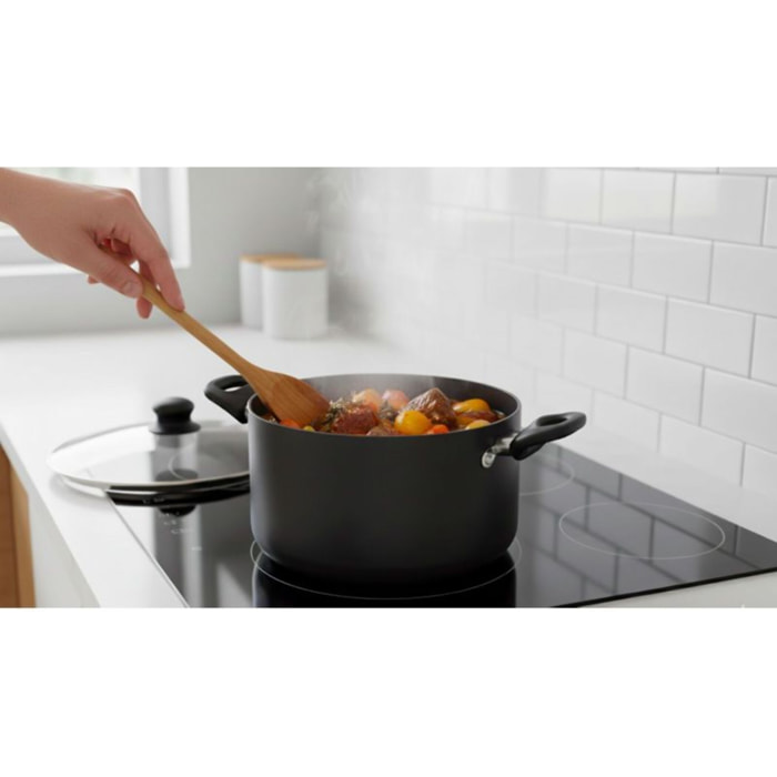 Faitout ESSENTIELB 24cm ceramique noir