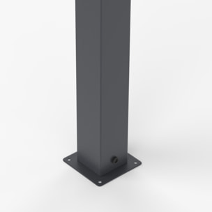 Pergola Venice 3x6m toit lames orientables gris