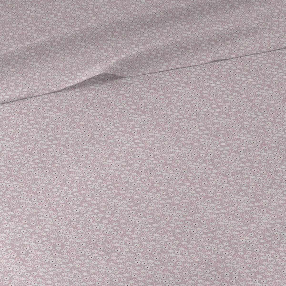 Juego de sábanas algodón Maddy malva rosa (144 hilos)