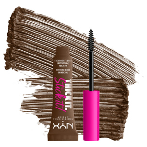 NYX Professional Makeup Mascara à Sourcils Thick It Stick It Brunette