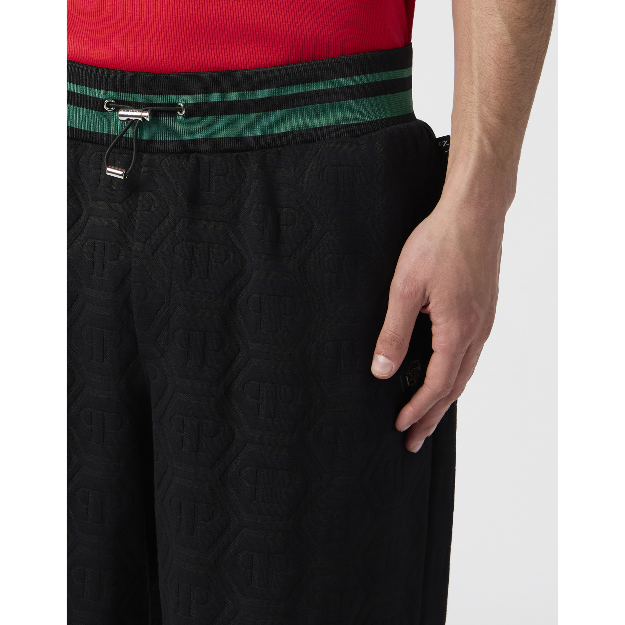 PHILIPP PLEIN Tracksuit Shorts Jacquard Monogram