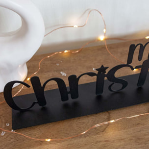 Letras merry christmas metal 38cm