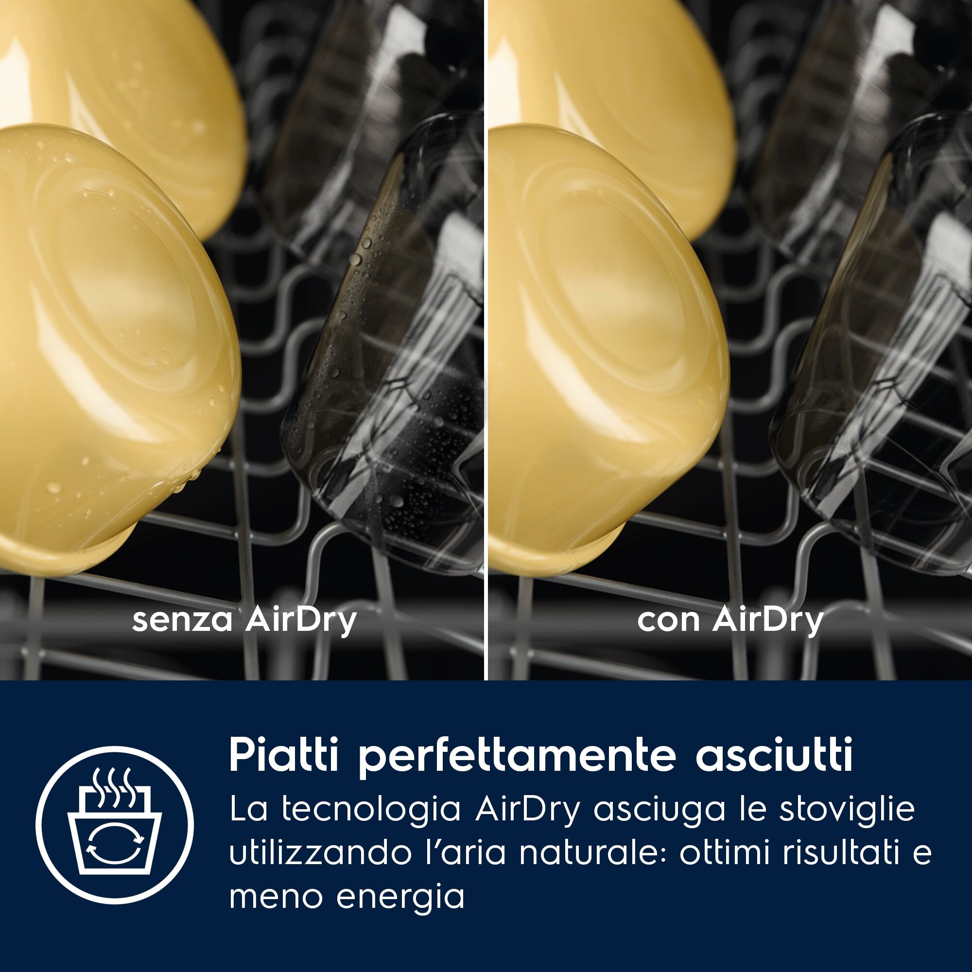 Electrolux Lavastoviglie Integrata totale Serie 300 AirDry 60 cm EEA27500L
