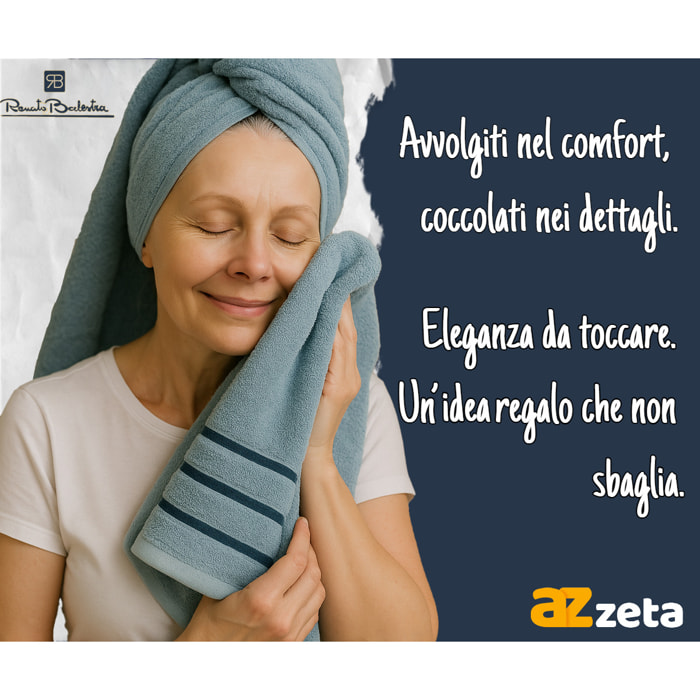 Renato Balestra 1 Set di 2 Asciugamani da bagno (1 viso e 1 bidet) Ottanio