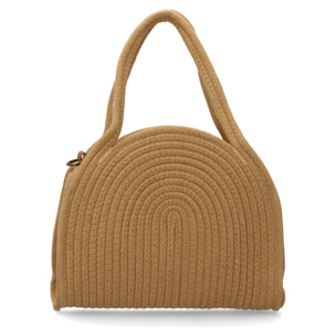 Bolso de hombro para mujer, material de rafia, diseño elegante y moderno ideal para verano