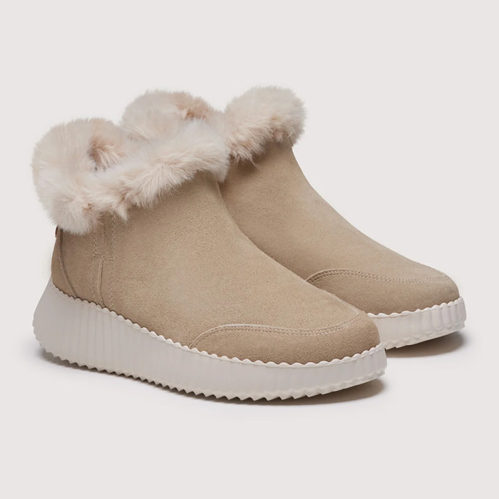 Botín Piel Beige - Allesia