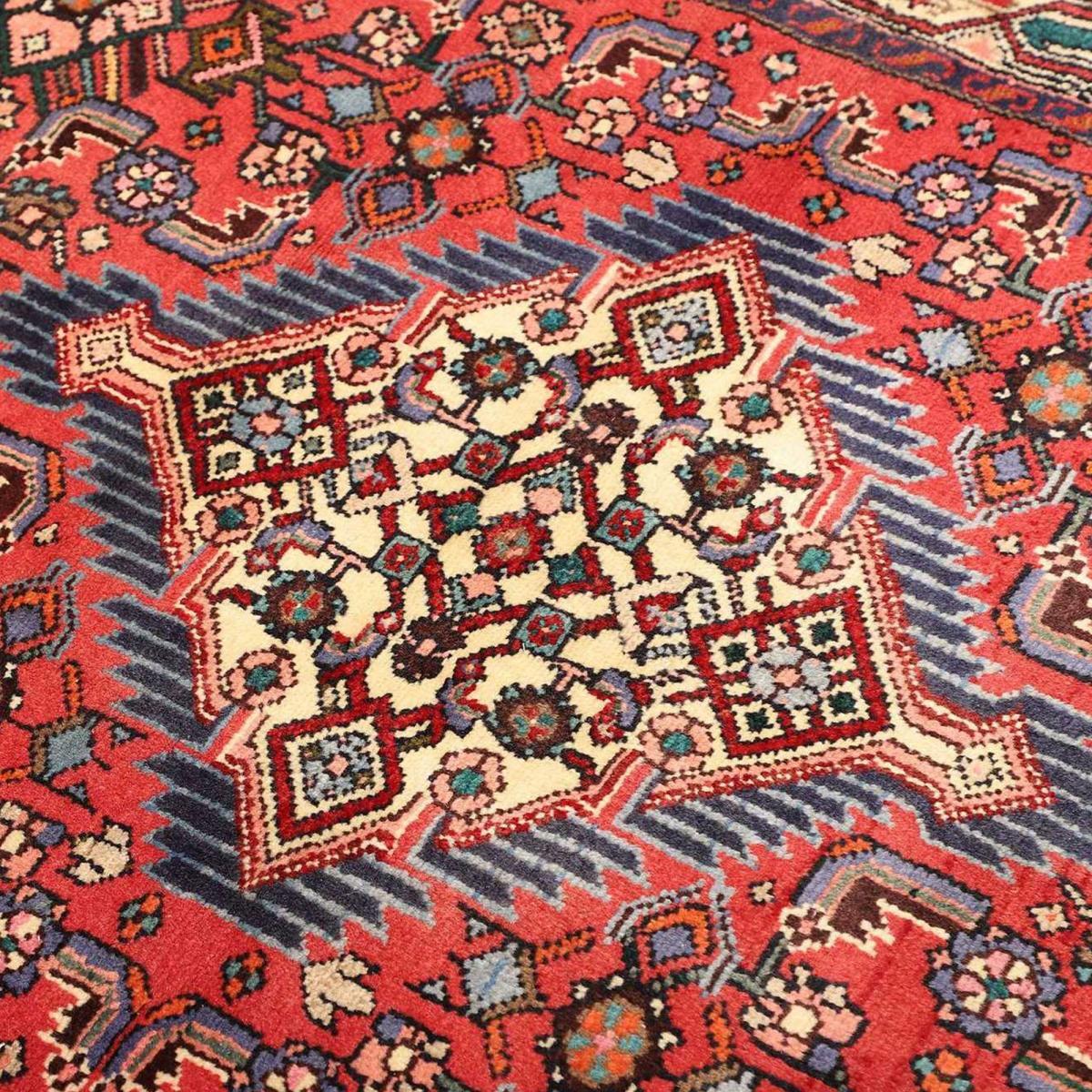 Tapis d'orient au motif oriental, noué main en laine, ELUF