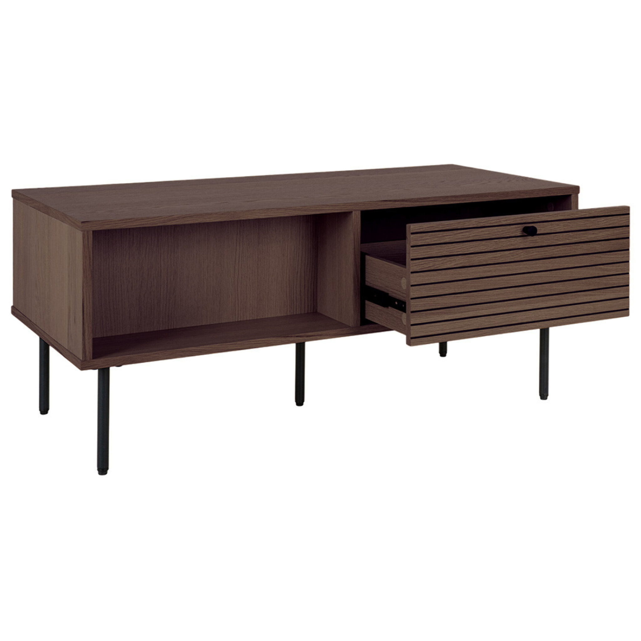 Tolga - table basse - chêne - 100 cm - Marron