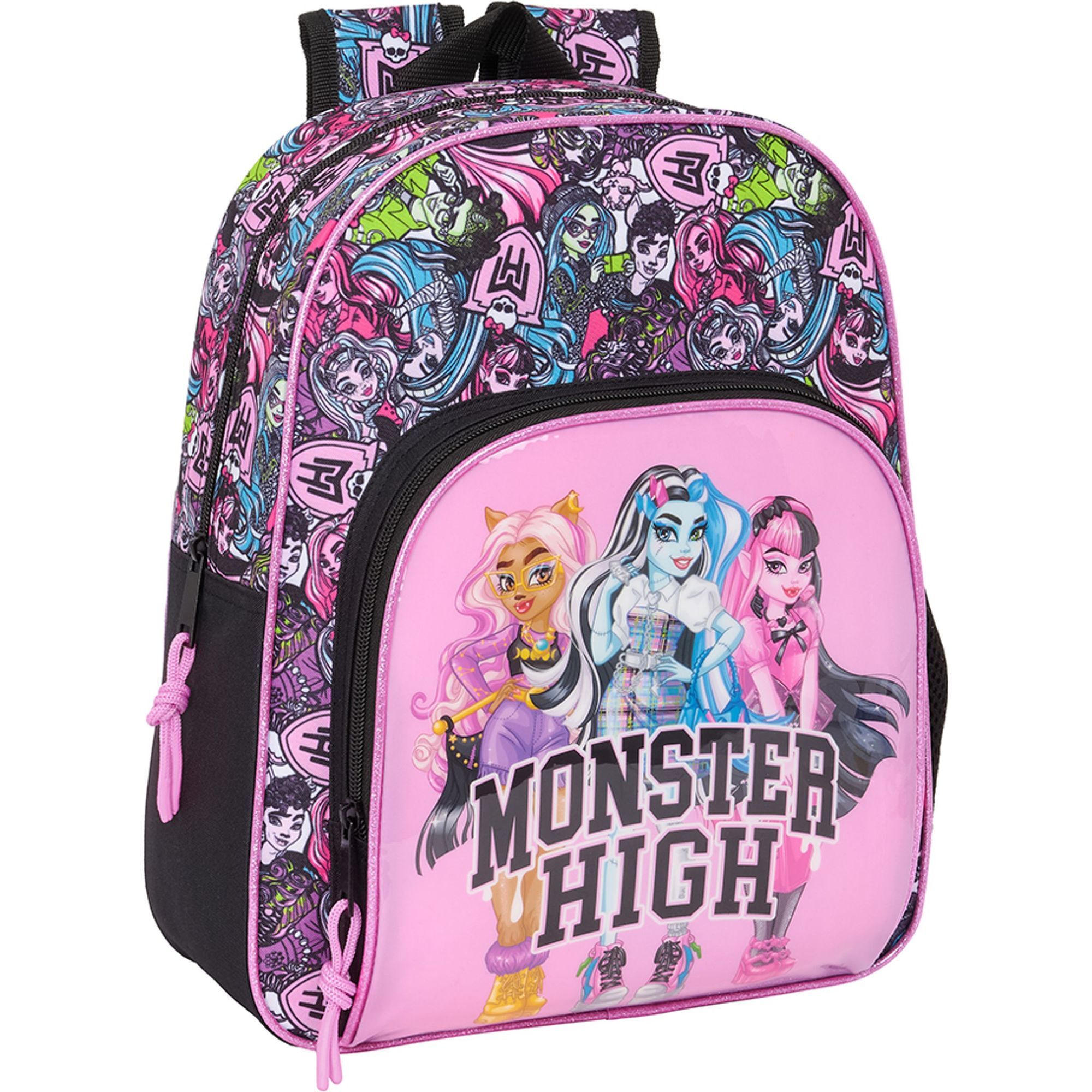 Mochila infantil adapt.carro monster high "drama"